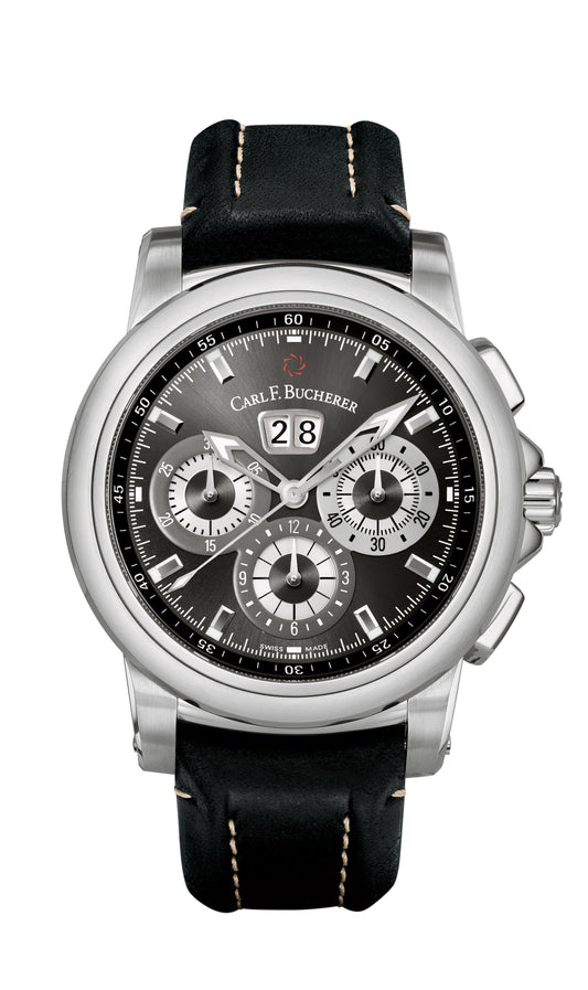 Carl F. Bucherer Patravi ChronoDate Stainless Steel On Strap Men's Watch 00.10624.08.33.01