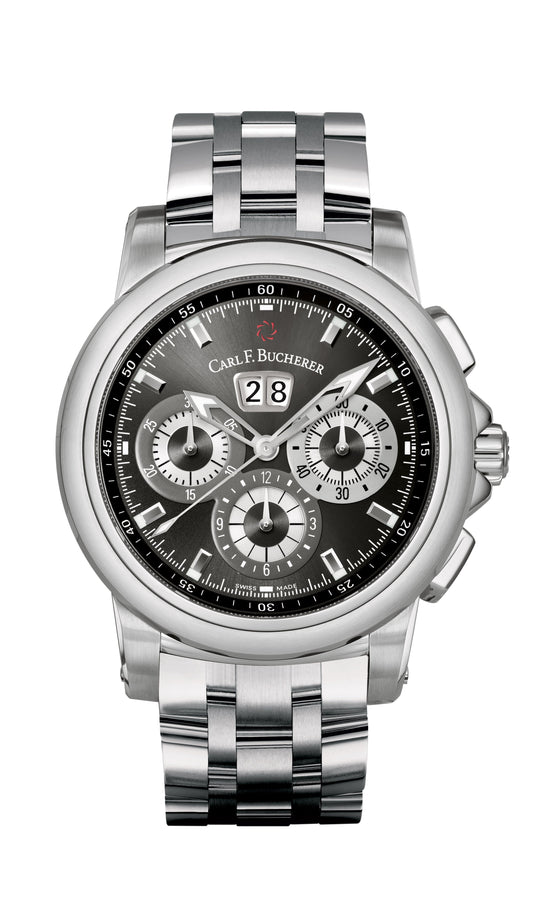 Carl F. Bucherer Patravi ChronoDate Stainless Steel On Bracelet Men's Watch 00.10624.08.33.21