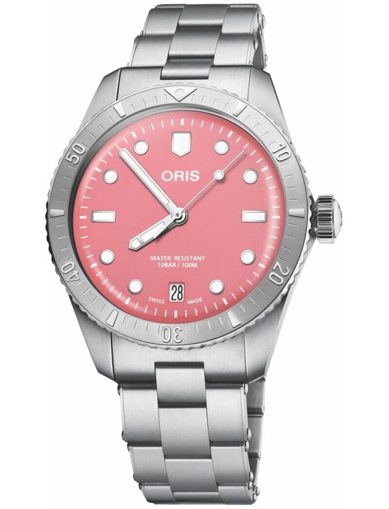 Sixty-Five Pink Cotton Candy Steel Strap