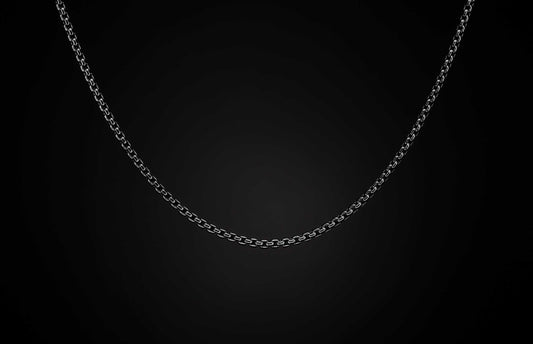 William Henry JEWELRY Black Box Chain - 2.7mm BLACK BOX CHAIN 2.7