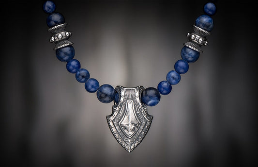 William Henry JEWELRY Sodalite Shield P39 SOD - 2