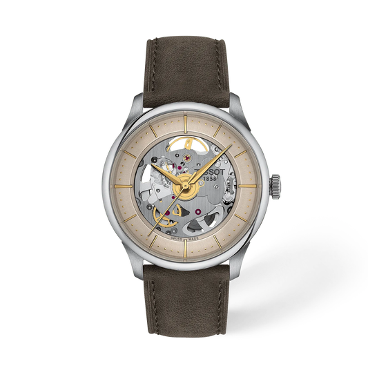 Tissot Chemin Des Tourelles Skeleton 39mm T1398361626100