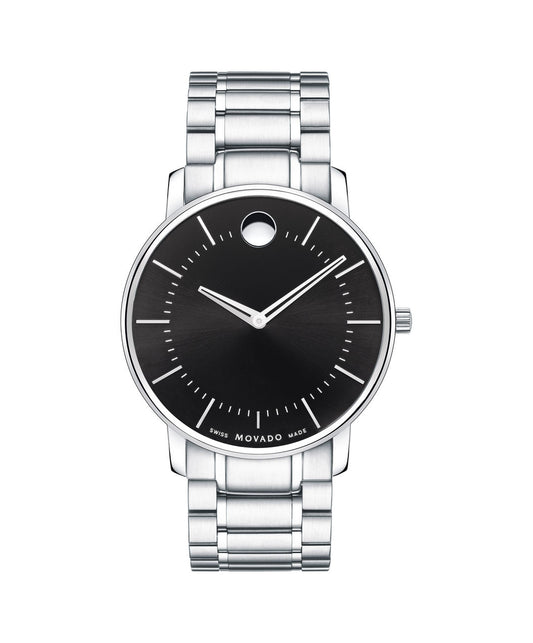 Movado Men's Thin Classic 40mm SS On Bracelet 0606687