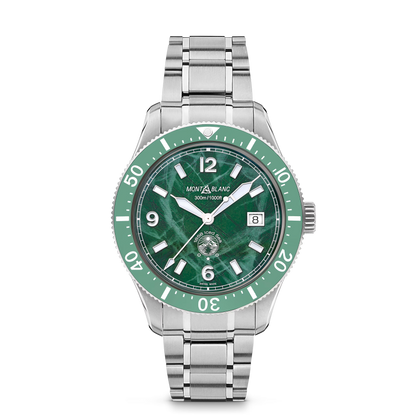 Montblanc Iced Sea Automatic Date - Steel - Ceramic - Green - Montblanc® US MB129373