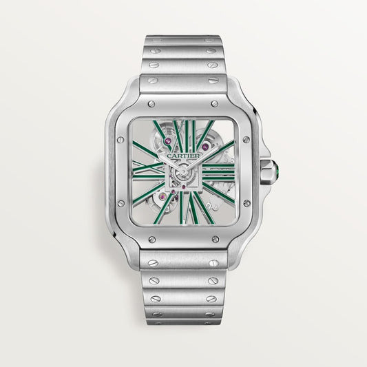 Cartier Santos de Cartier skeleton watch WHSA0028