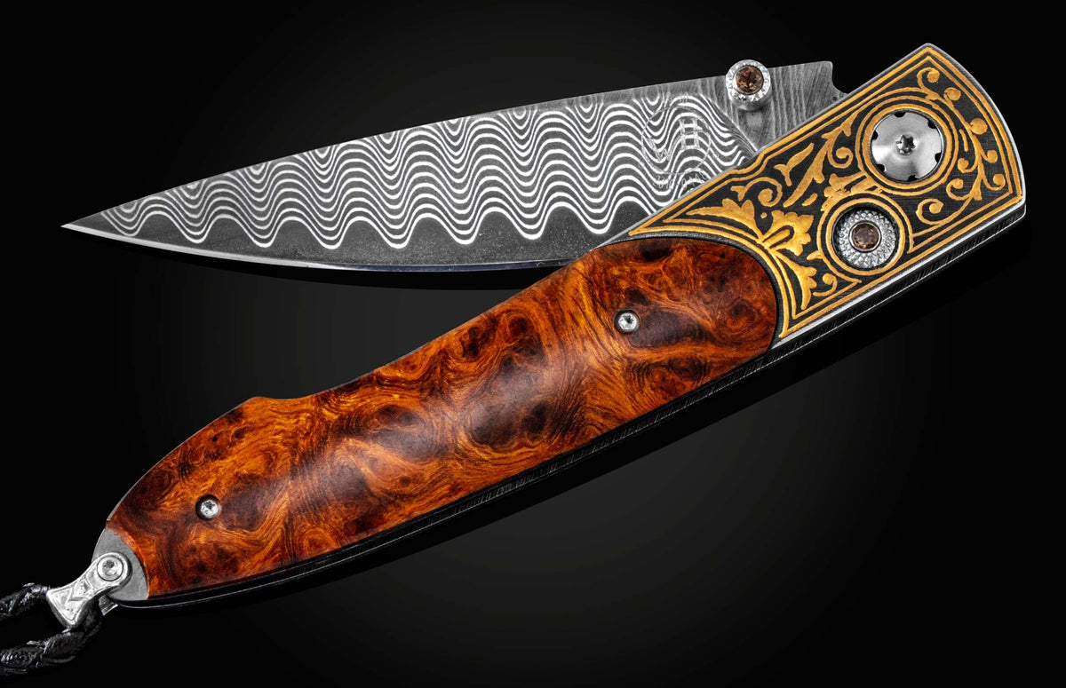 William Henry KNIVES B10 Gold & Iron