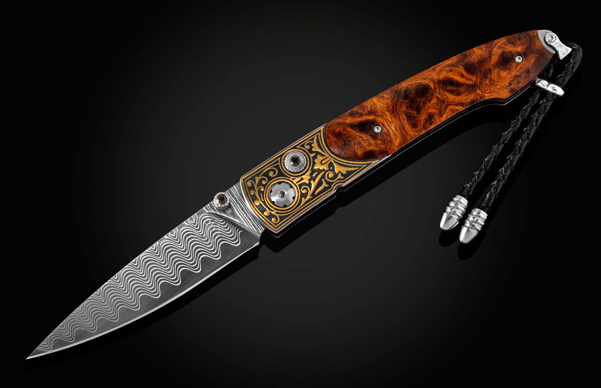 William Henry KNIVES B10 Gold & Iron