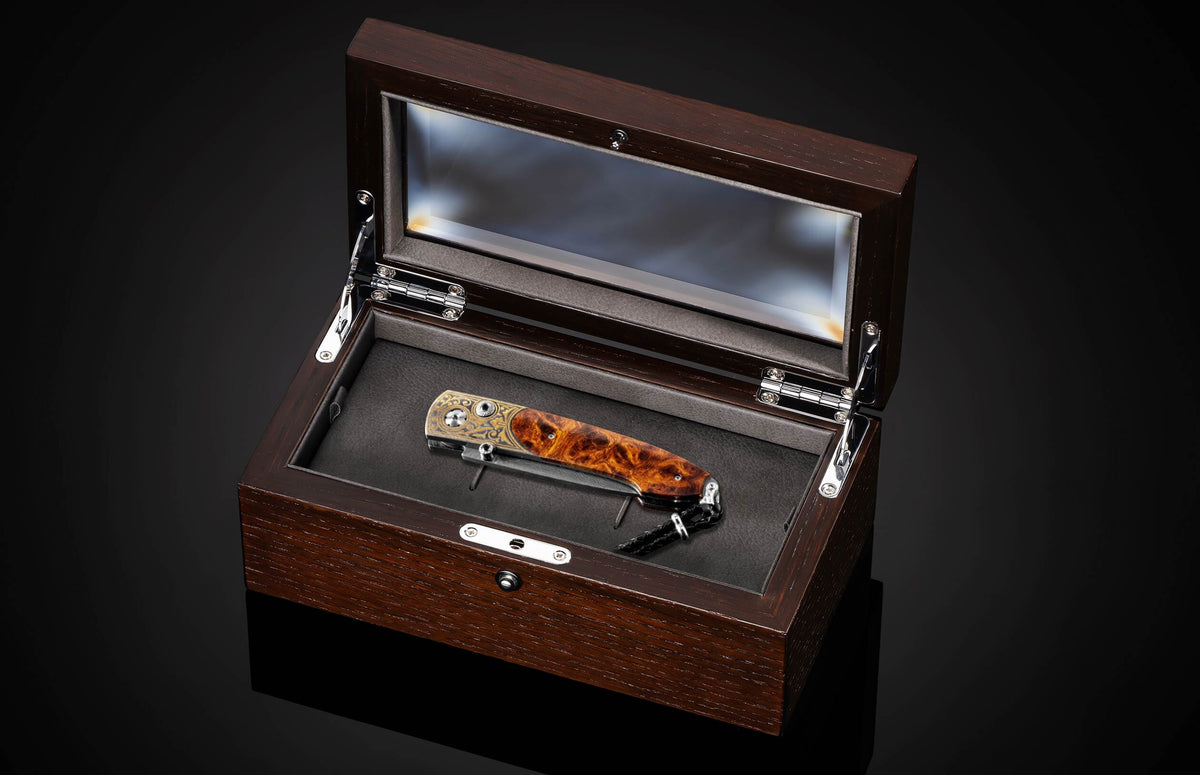 William Henry KNIVES B10 Gold & Iron