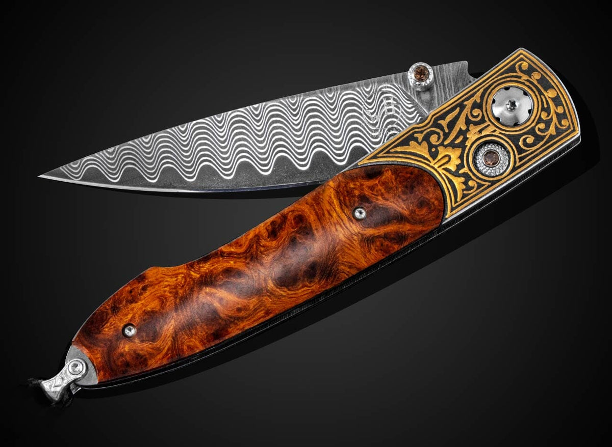 William Henry KNIVES B10 Gold & Iron