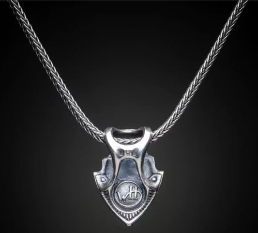 William Henry Sterling Silver Necklace With Mammoth Tooth P4 MT BR