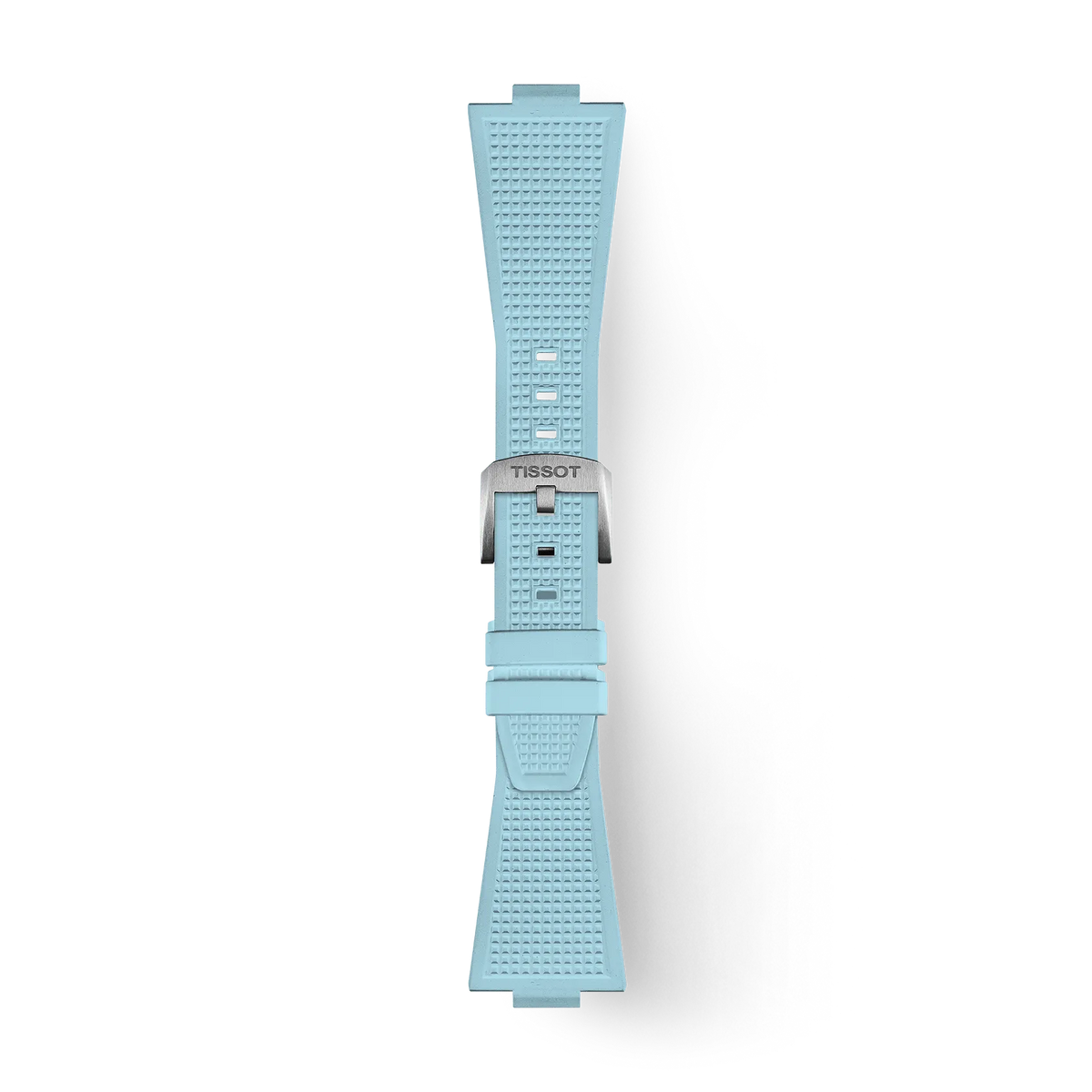 Tissot Official PRX 40mm Light Blue Rubber Strap T852050985