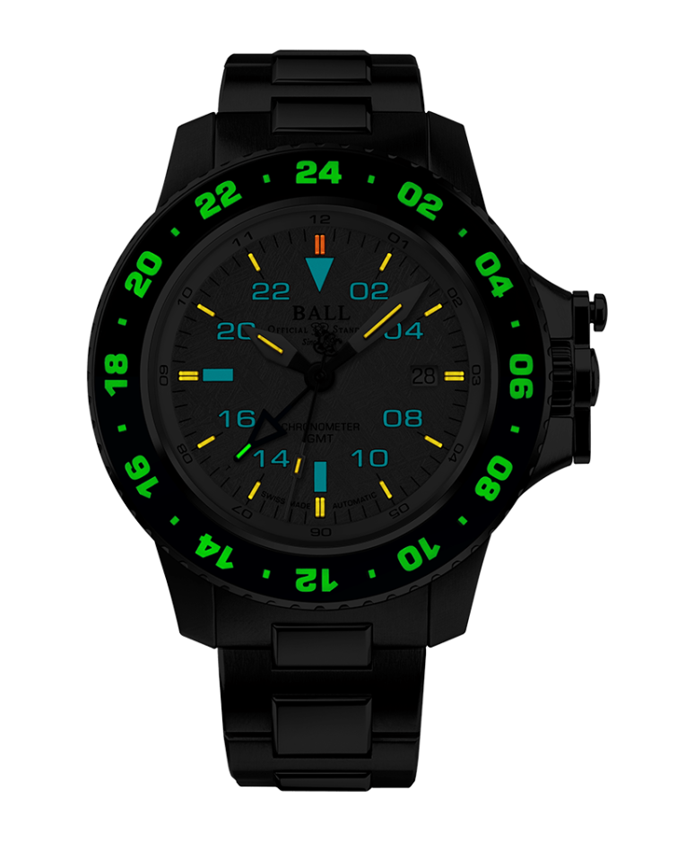 Ball Engineer Hydrocarbon AeroGMT II Meteorite DG2018C-S23C-MSL