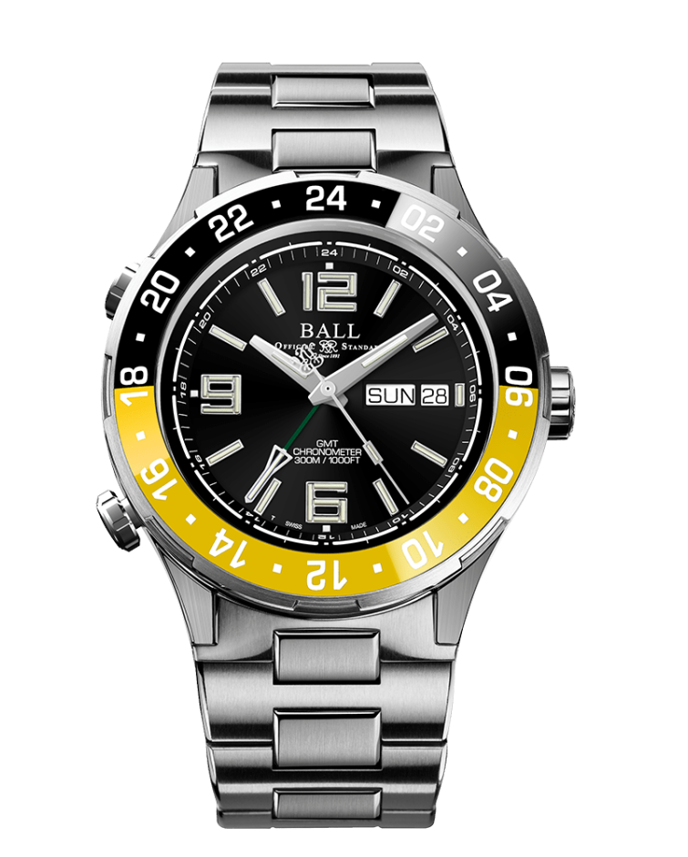 Ball Roadmaster Marine GMT DG3000A-S15C-BK