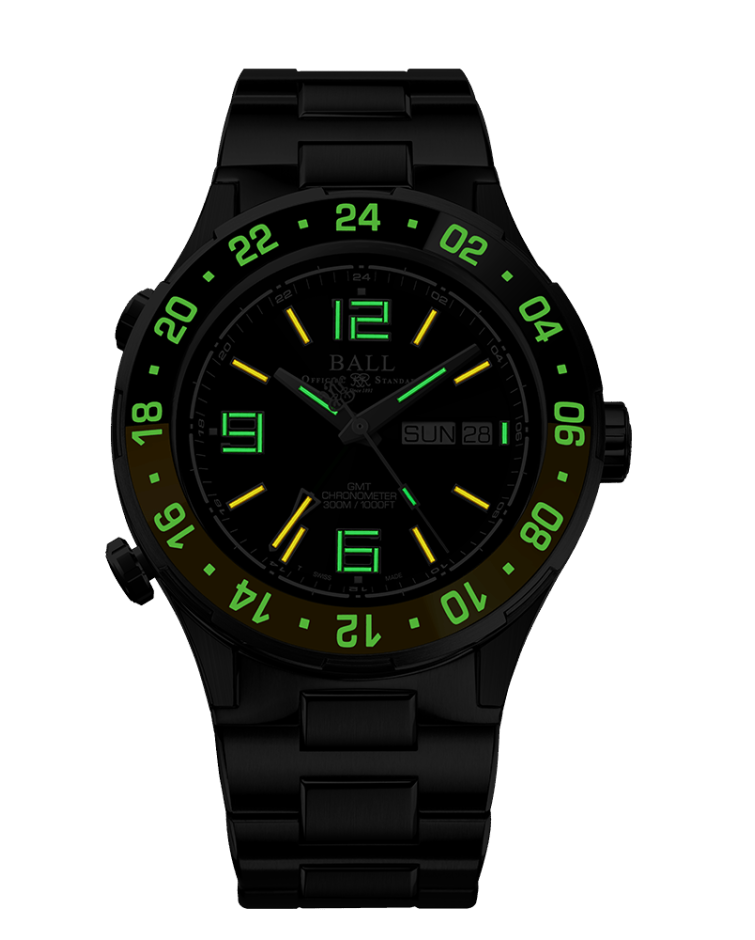 Ball Roadmaster Marine GMT DG3000A-S15C-BK