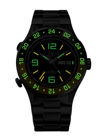 Ball Roadmaster Marine GMT DG3000A-S15C-BK