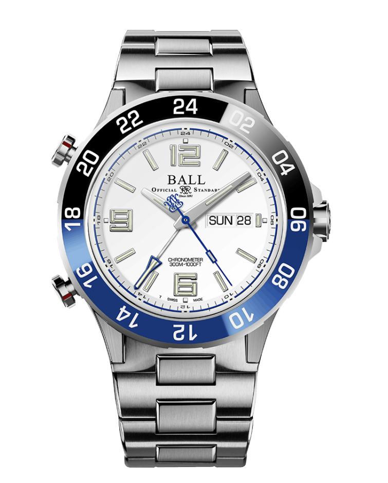 Ball Roadmaster Marine GMT (42mm) DG3222A-S8C-WH