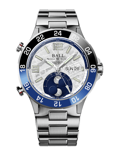Ball Roadmaster Marine GMT Moon Phase Meteorite (42mm) DG3220A-S8C-MSL