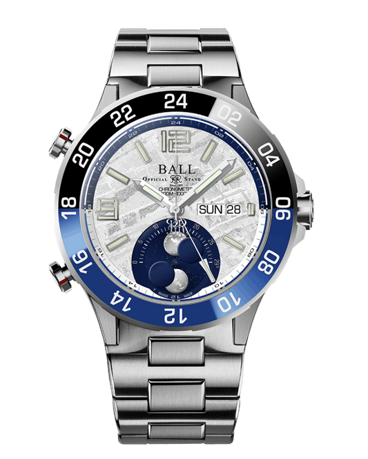 Ball Roadmaster Marine GMT Moon Phase Meteorite (42mm) DG3220A-S8C-MSL