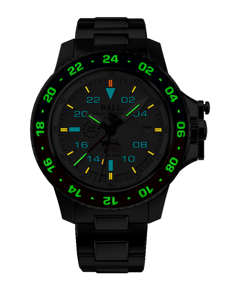Ball Engineer Hydrocarbon AeroGMT II Patriot DG2018C-S24C-MSL