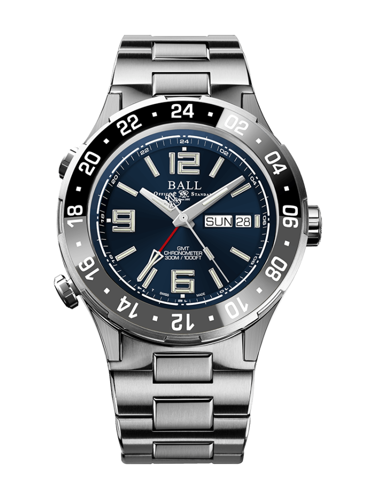Ball Roadmaster Marine GMT DG3000A-S16C-BE