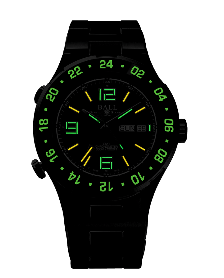 Ball Roadmaster Marine GMT DG3000A-S16C-BE