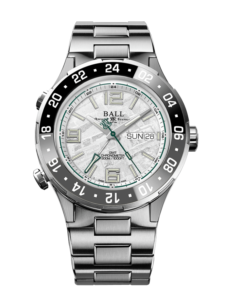 Ball Roadmaster Marine GMT Meteorite DG3000A-S16C-MSL