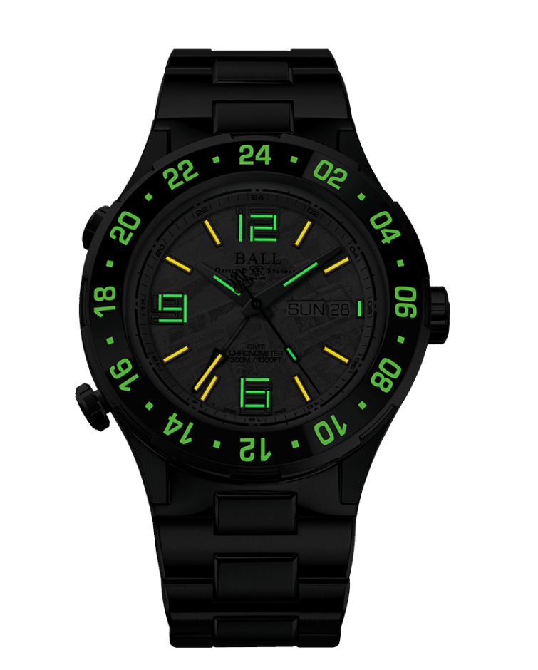 Ball Roadmaster Marine GMT Meteorite DG3000A-S16C-MSL