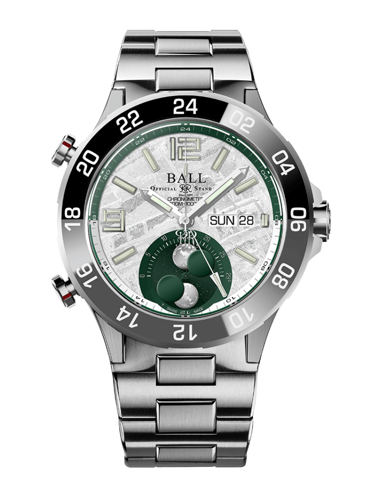 Ball Roadmaster Marine GMT Moon Phase Meteorite (42mm) DG3220A-S9C-MSL