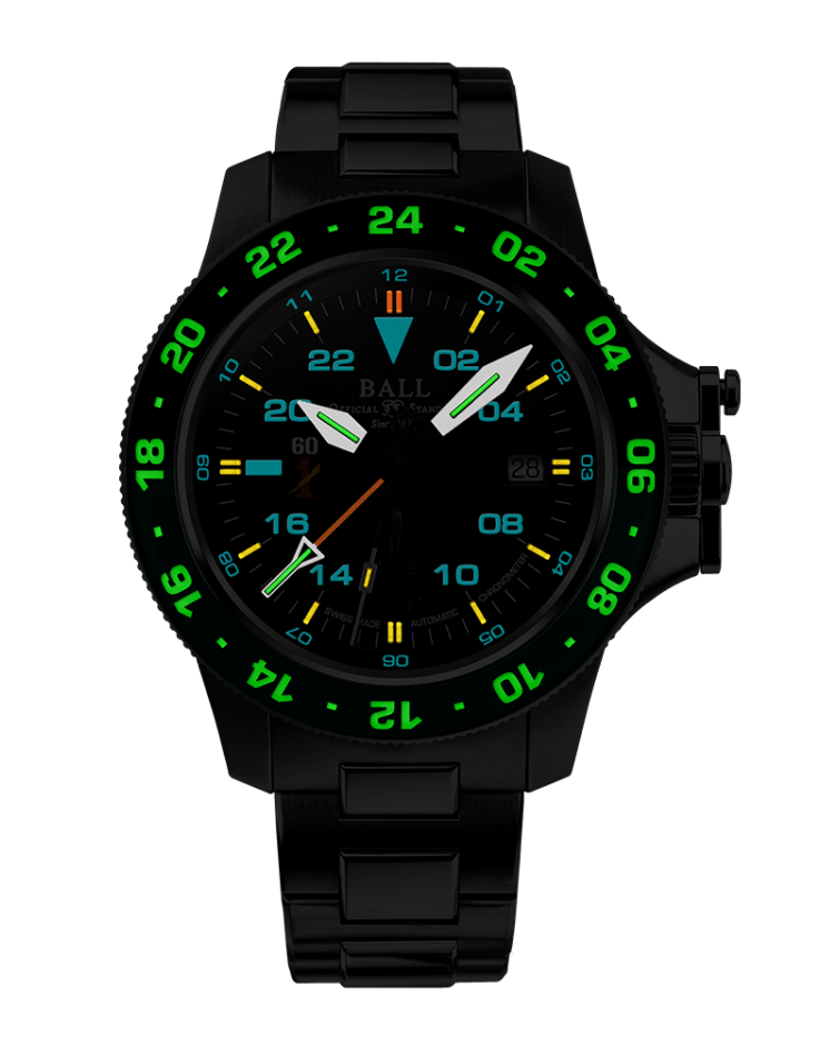 Ball Engineer Hydrocarbon AeroGMT II Blackbird DG2118C-S27C-BK