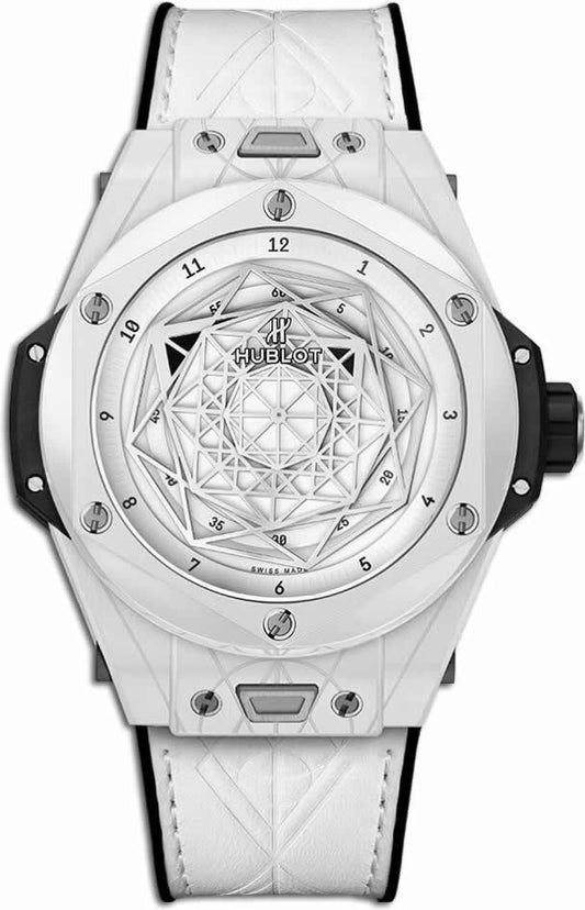 Big Bang Unico Sang Bleu Ceramic White 45mm