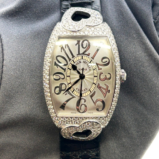 Pre-Owned Franck Muller Cintree Curvex Coeur 2852 SC RELIEF HJ