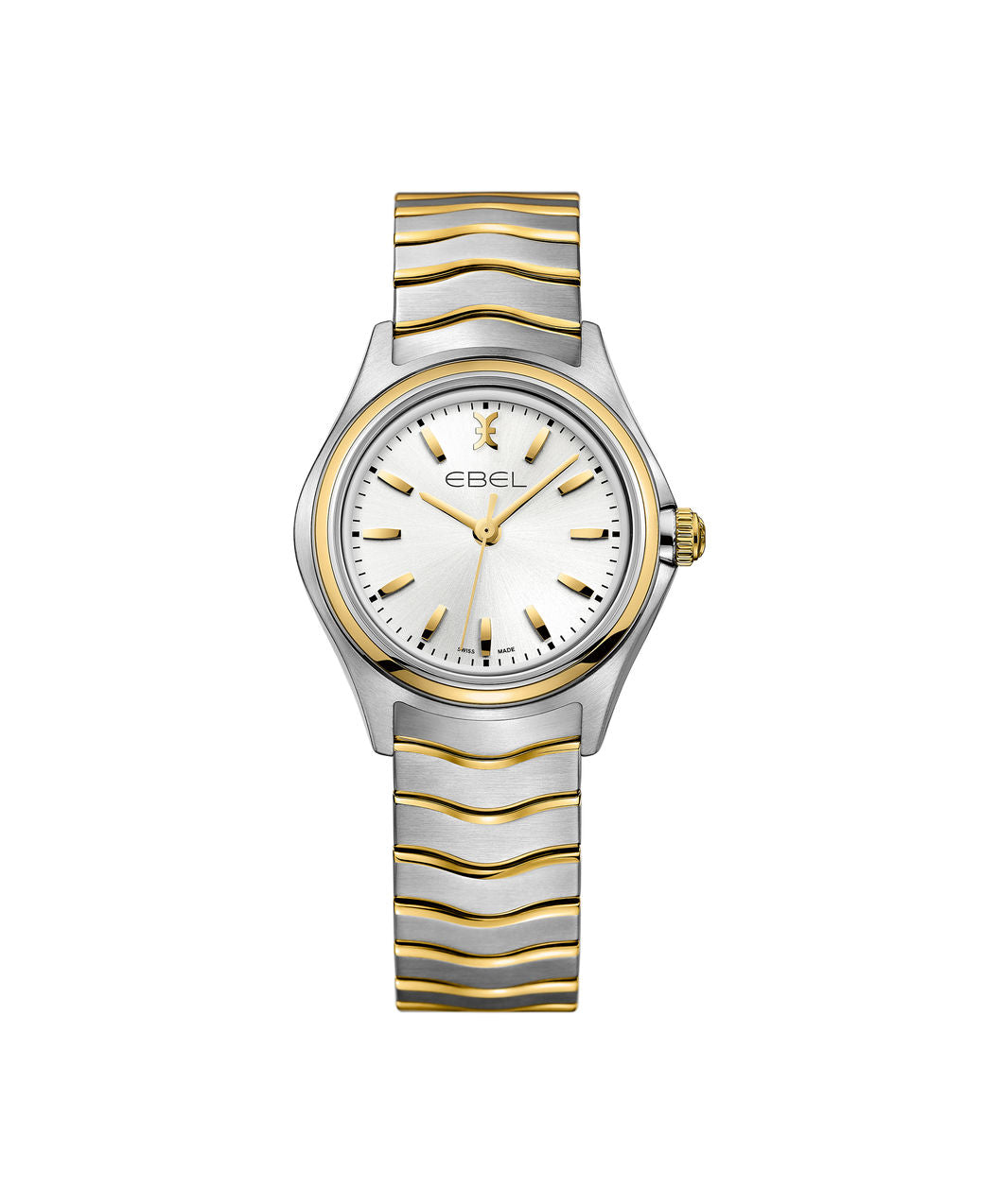 Ebel Wave Lady 30mm Two Tone On Bracelet Ladies Watch 1216195