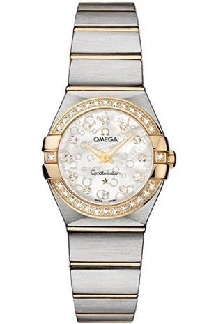 Omega Ladies' Constellation Brushed Quartz 123.25.24.60.55.010 Watch