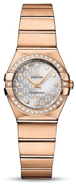 Omega Ladies' Constellation Brushed Quartz 123.55.24.60.52.001 Watch