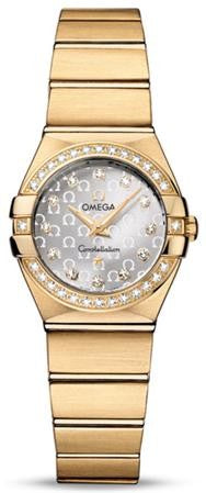 Omega Ladies' Constellation Brushed Quartz 123.55.24.60.52.002 Watch