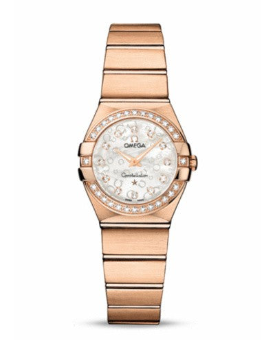 Omega Ladies' Constellation Brushed Quartz 123.55.24.60.55.015 Watch