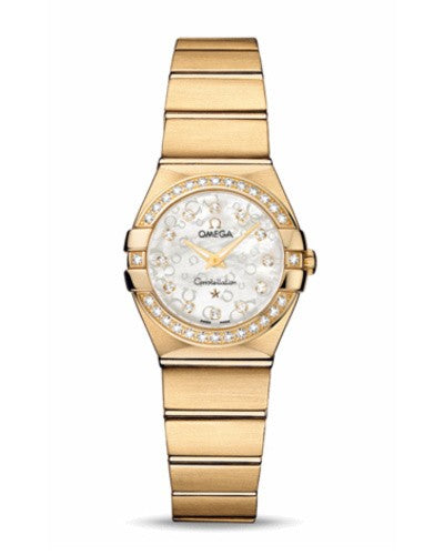 Omega Ladies' Constellation Brushed Quartz 123.55.24.60.55.016 Watch