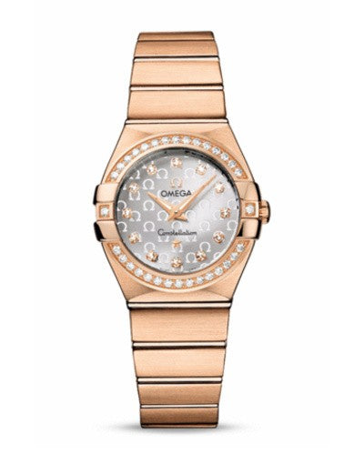 Omega Ladies' Constellation Brushed Quartz 123.55.27.60.52.001 Watch