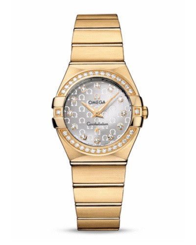 Omega Ladies' Constellation Brushed Quartz 123.55.27.60.52.002 Watch