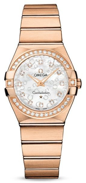 Omega Ladies' Constellation Brushed Quartz 123.55.27.60.55.015 Watch