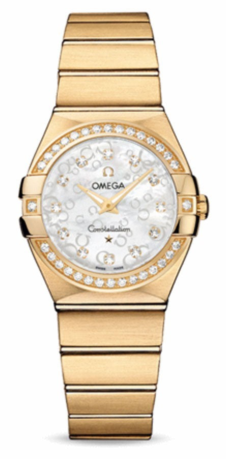 Omega Ladies' Constellation Brushed Quartz 123.55.27.60.55.016 Watch