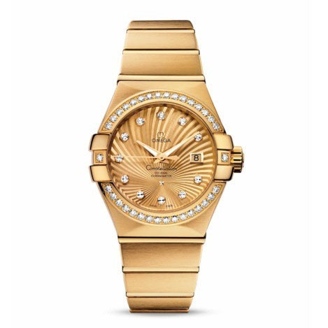 Ladies Omega Constellation Brushed Chronometer 123.55.31.20.58.001 Watch