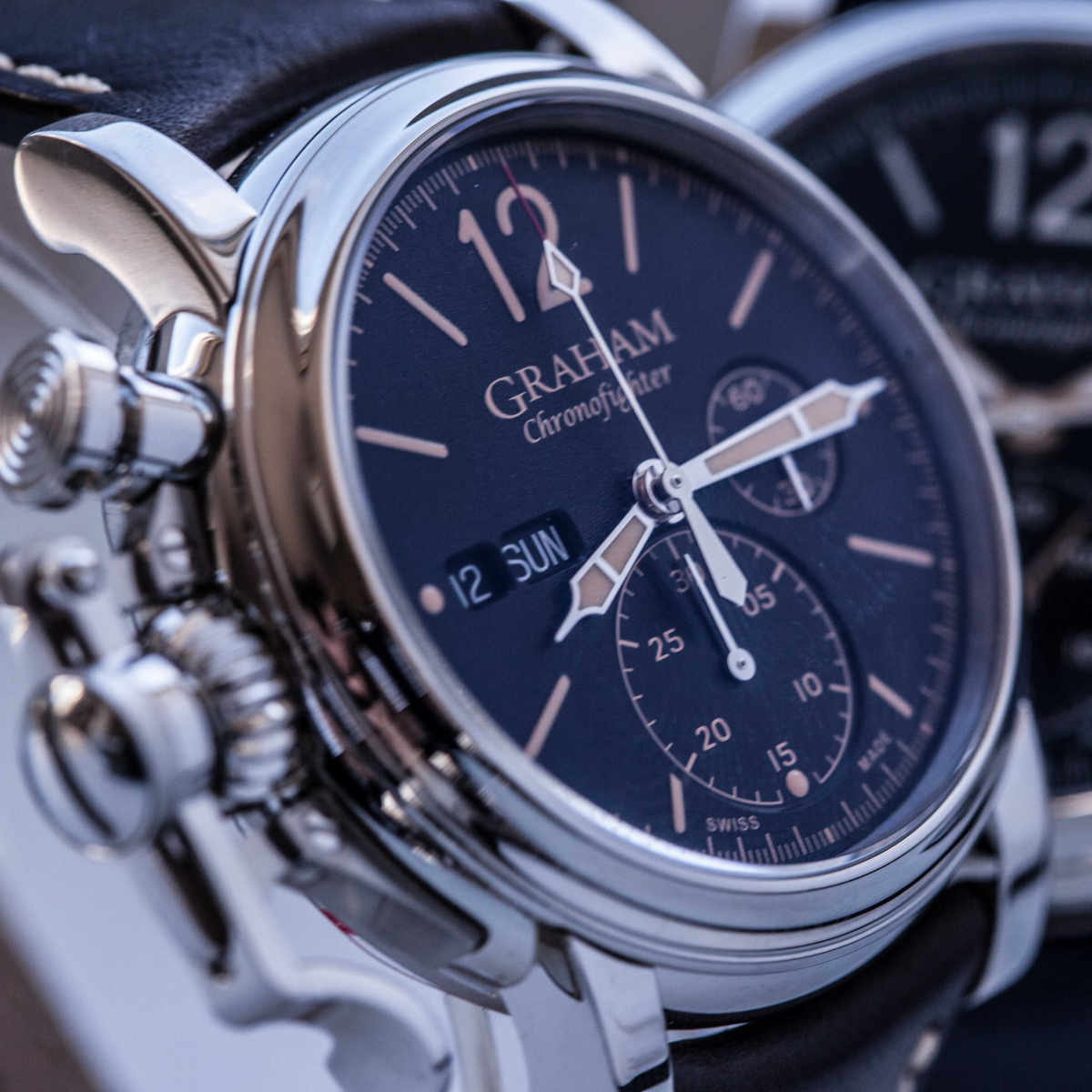 Graham CHRONOFIGHTER VINTAGE (BROWN) 2CVAS.B01A