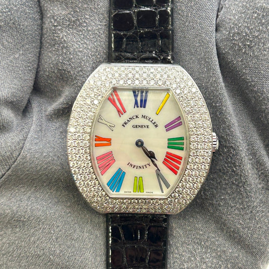 Pre-Owned Franck Muller Infinity Color Dreams 3535 QZ COL DRM R D3