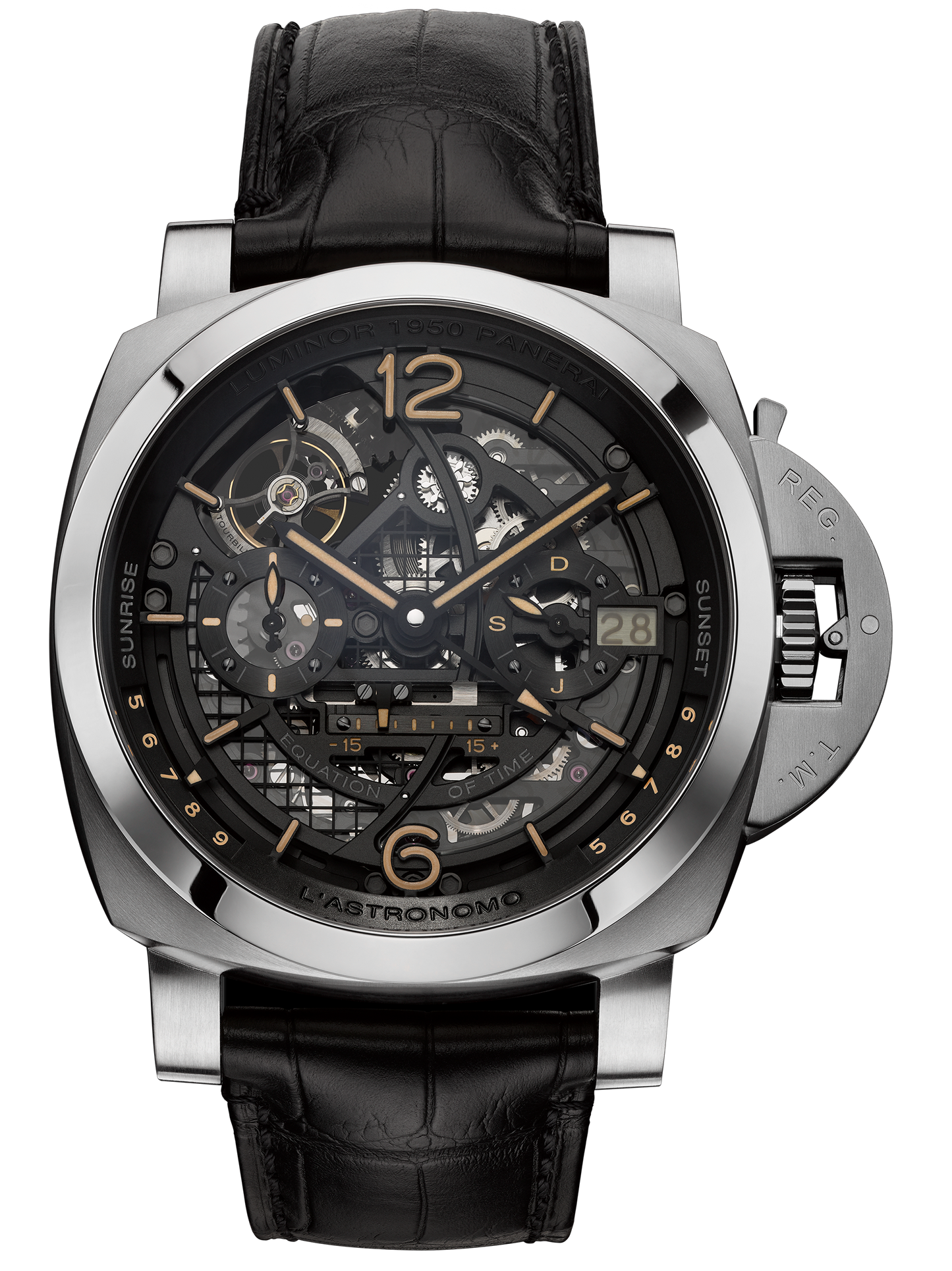 Luminor Tourbillon Moon Phases Equation of Time GMT - L’Astronomo 50 mm