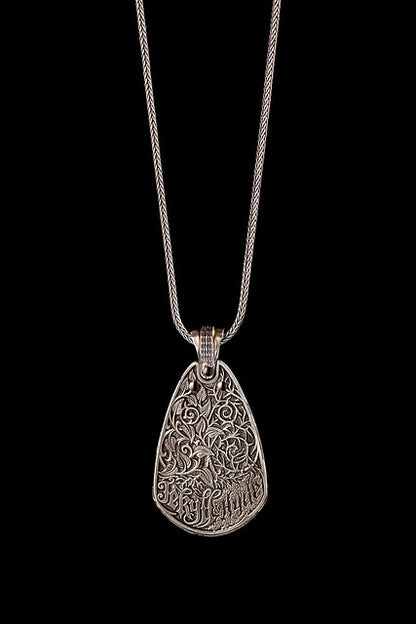 William Henry / Zac Brown LIMITED Production Pendant holds Guitar Pick on 20" Sterling Silver Necklace