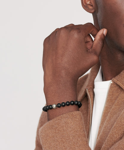 Movado Men's Beaded Bracelet 1840284
