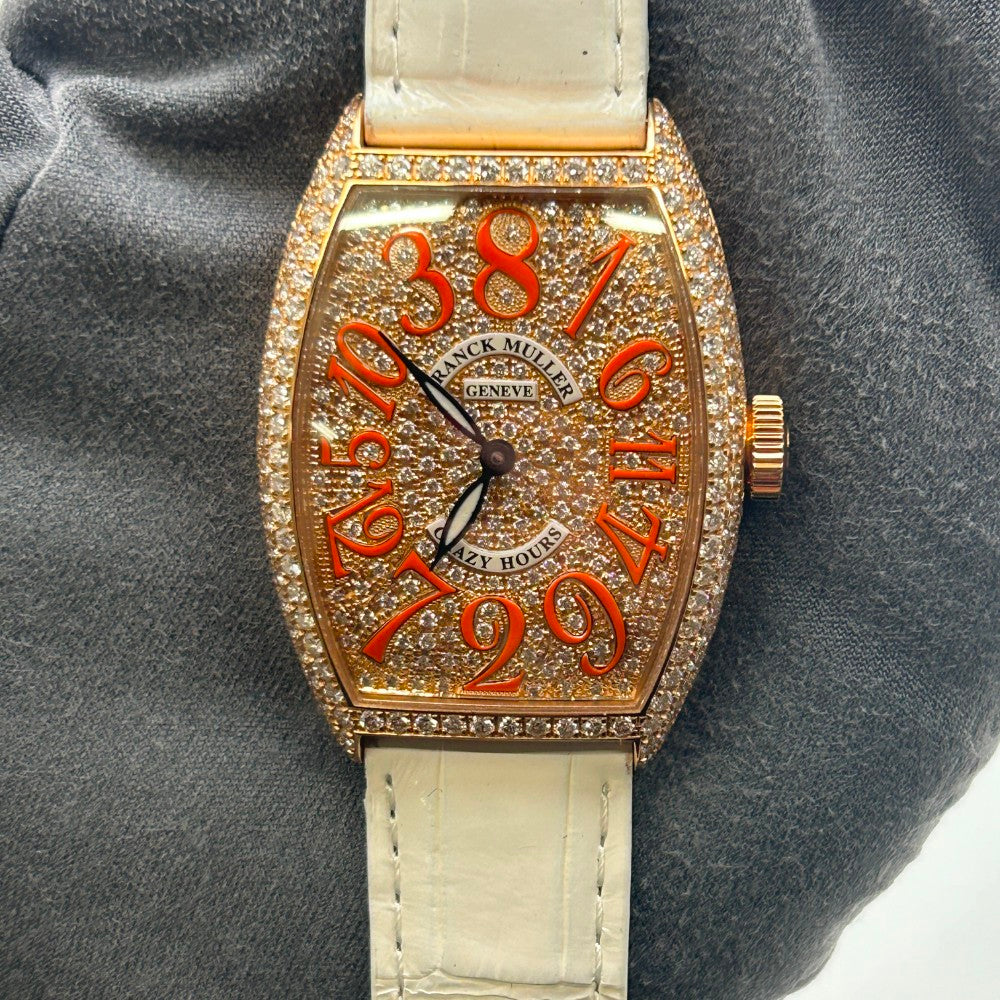 Pre-Owned Franck Muller Cintree Curvex Crazy Hours 5850 CH D CD