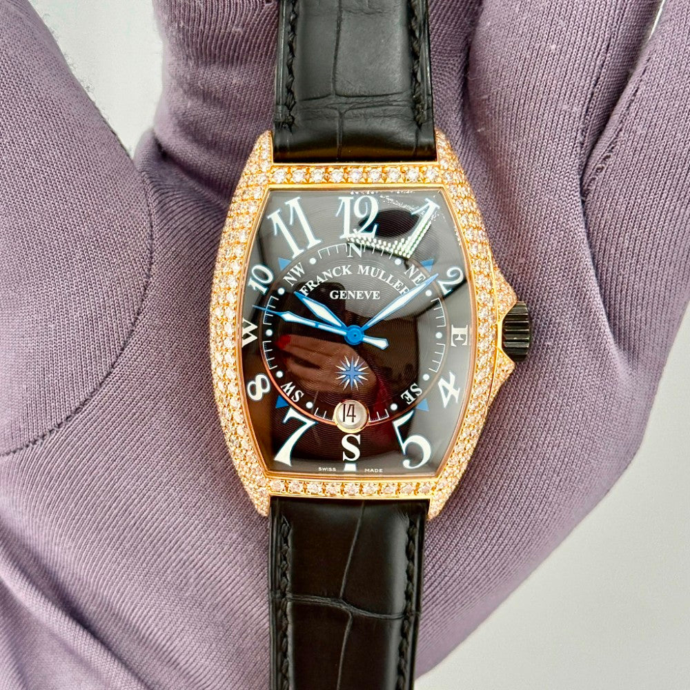 Pre-Owned Franck Muller Cintree Curvex Mariner 7080 SC DT D
