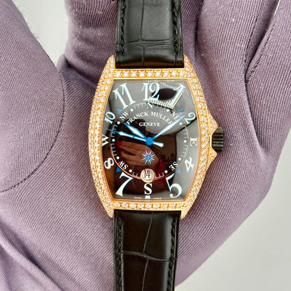 Pre-Owned Franck Muller Cintree Curvex Mariner 7080 SC DT D